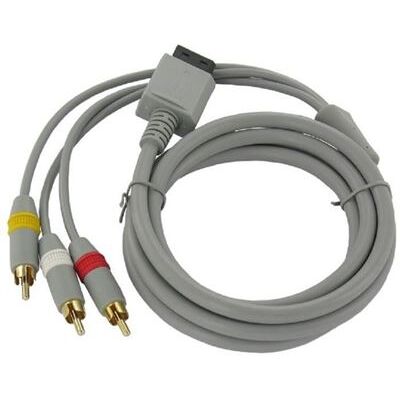 Câble AV RCA pour Nintendo Wii - Wii U - 1,8 m - Straße Game ® - Publicité Câble AV RCA pour Nintendo Wii - Wii U - 1,8 m - Straße Game ® - Publicité