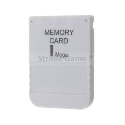 Carte mémoire 1 Mb (15 blocs) pour Sony Playstation 1 (PSX), PSOne, compatible PS2 - Straße Game ® - Publicité Carte mémoire 1 Mb (15 blocs) pour Sony Playstation 1 (PSX), PSOne, compatible PS2 - Straße Game ® - Publicité