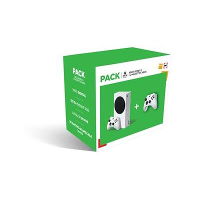 Pack Fnac Console Xbox Series S + 2 Manettes sans fil robot Blanc Blanc - Publicité Pack Fnac Console Xbox Series S + 2 Manettes sans fil robot Blanc Blanc - Publicité