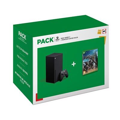 Pack Fnac Console Xbox Series X Noir + Monster Hunter Wilds Noir - Publicité Pack Fnac Console Xbox Series X Noir + Monster Hunter Wilds Noir - Publicité