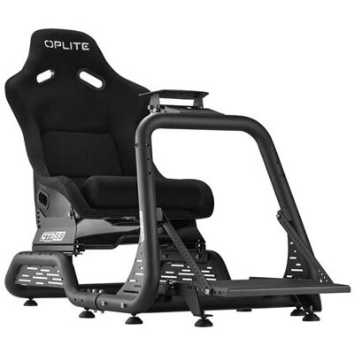 Cockpit de simulation de course Oplite GTR S8 Infinity Noir Noir - Publicité Cockpit de simulation de course Oplite GTR S8 Infinity Noir Noir - Publicité