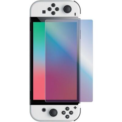 MCA Manhattan Protection d'écran en verre trempé filtre bleu 9 H pour Nintendo Switch OLED Muvit T Gaming Transparent Bleu - Publicité MCA Manhattan Protection d'écran en verre trempé filtre bleu 9 H pour Nintendo Switch OLED Muvit T Gaming Transparent Bleu - Publicité