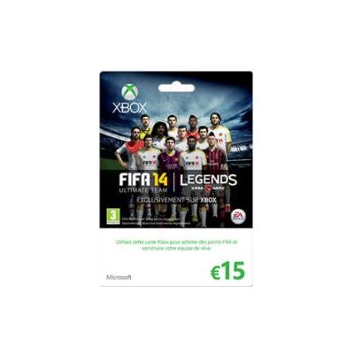 MICROSOFT FRANCE Carte Cadeau Microsoft 15 euros Fifa Xbox 360 - Publicité MICROSOFT FRANCE Carte Cadeau Microsoft 15 euros Fifa Xbox 360 - Publicité