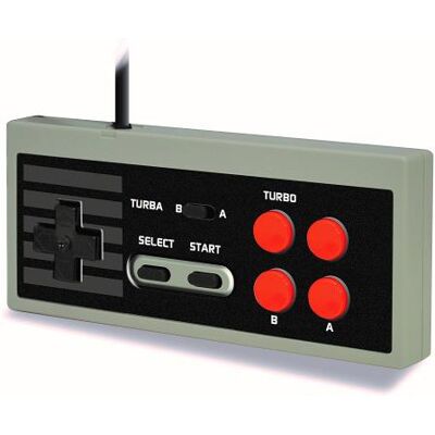 E-Concept Manette Steelplay Edge pour Nintendo Classic Mini NES + Livre code de triche - Publicité E-Concept Manette Steelplay Edge pour Nintendo Classic Mini NES + Livre code de triche - Publicité