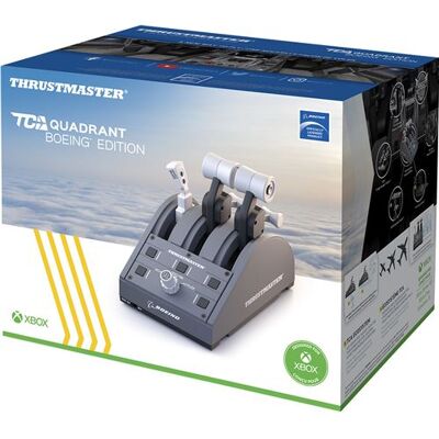 Commandes des Gaz Thrustmaster TCA Quadrant Boeing Edition Xbox et PC - Publicité Commandes des Gaz Thrustmaster TCA Quadrant Boeing Edition Xbox et PC - Publicité