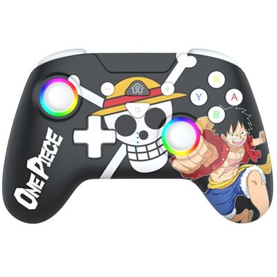 Manette sans fil Bluetooth Subsonic Led Controller One Piece Luffy Fishman Noir pour Nintendo Switch et Nintendo Switch 2 Noir - Publicité Manette sans fil Bluetooth Subsonic Led Controller One Piece Luffy Fishman Noir pour Nintendo Switch et Nintendo Switch 2 Noir - Publicité