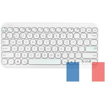 ASUS KW100 Marshmallow – Clavier Sans Fil Compact Bluetooth 75% – AZERTY – Blanc, Ultra Silencieux, 3 Appareils, Autonomie 24 Mois, Touches Ciseaux, Compatible Windows/Mac/iOS Blanc - Publicité ASUS KW100 Marshmallow – Clavier Sans Fil Compact Bluetooth 75% – AZERTY – Blanc, Ultra Silencieux, 3 Appareils, Autonomie 24 Mois, Touches Ciseaux, Compatible Windows/Mac/iOS Blanc - Publicité