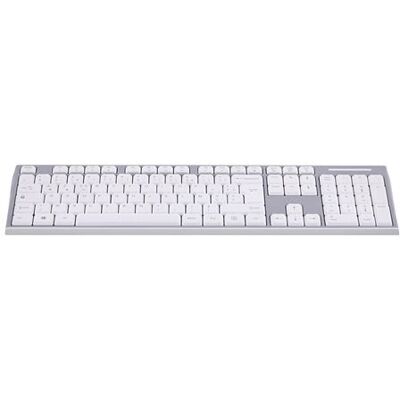 T'nB Classy - Clavier - rechargeable - sans fil - 2.4 GHz, Bluetooth - AZERTY - Français - gris, blanc - boîte Blanc - Publicité T'nB Classy - Clavier - rechargeable - sans fil - 2.4 GHz, Bluetooth - AZERTY - Français - gris, blanc - boîte Blanc - Publicité