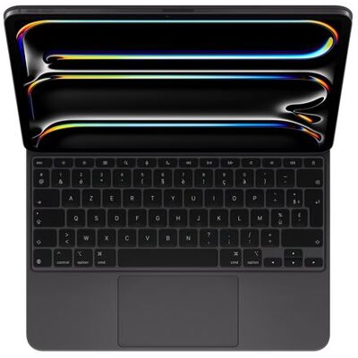 Apple Magic Keyboard Azerty pour iPad Air 13" (M3) Noir Noir - Publicité Apple Magic Keyboard Azerty pour iPad Air 13" (M3) Noir Noir - Publicité