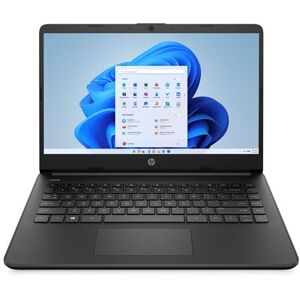 PC Ultra-Portable HP 14s-dq0053nf 14" Intel Celeron N4120 8 Go RAM 128 Go SSD Noir ébène Noir ébène; Finition mate - Publicité