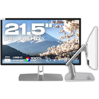 JAPANNEXT JN-IPS2152FHDR-C65W-FLD-T - Écran LCD - USB - 21.5" - écran tactile - 1920 x 1080 Full HD (1080p) @ 75 Hz - IPS - 250 cd/m² - 1000:1 - 8 ms - HDMI, USB-C - haut-parleurs Blanc - Publicité JAPANNEXT JN-IPS2152FHDR-C65W-FLD-T - Écran LCD - USB - 21.5" - écran tactile - 1920 x 1080 Full HD (1080p) @ 75 Hz - IPS - 250 cd/m² - 1000:1 - 8 ms - HDMI, USB-C - haut-parleurs Blanc - Publicité