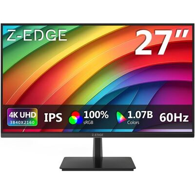 Ecran PC Gaming Z-EDGE U27P4K 27inch IPS 4K UHD (3840x2160), FreeSync Moniteur 16:9, 60Hz, 5 ms, 2*HDMI2.0 & 2*DP1.4 Noir - Publicité Ecran PC Gaming Z-EDGE U27P4K 27inch IPS 4K UHD (3840x2160), FreeSync Moniteur 16:9, 60Hz, 5 ms, 2*HDMI2.0 & 2*DP1.4 Noir - Publicité
