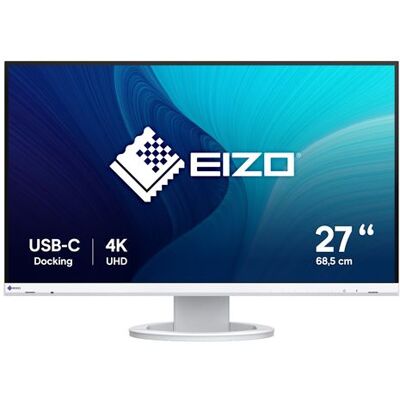 EIZO FlexScan EV2740S-WT - Avec FlexStand - écran LED - 27" - 3840 x 2160 4K - IPS - 350 cd/m² - 1000:1 - 6 ms - HDMI, DisplayPort, USB-C - haut-parleurs - blanc Blanc - Publicité EIZO FlexScan EV2740S-WT - Avec FlexStand - écran LED - 27" - 3840 x 2160 4K - IPS - 350 cd/m² - 1000:1 - 6 ms - HDMI, DisplayPort, USB-C - haut-parleurs - blanc Blanc - Publicité