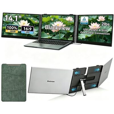 Moniteur Portable Blackview DCM6 Pro Ultra-Léger 1kg Écran Externe 1080p Noir - Publicité Moniteur Portable Blackview DCM6 Pro Ultra-Léger 1kg Écran Externe 1080p Noir - Publicité
