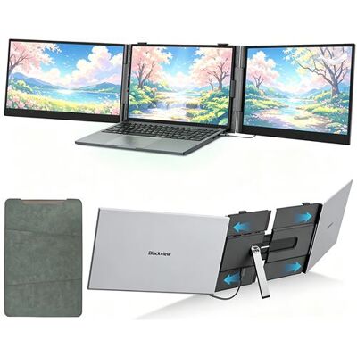 Blackview DCM6 Pro Écran Portable 14" Full HD 1920x1080 USB-C 60Hz Ultra-Léger 1kg – Moniteur Externe pour PC Portable Switch Noir - Publicité Blackview DCM6 Pro Écran Portable 14" Full HD 1920x1080 USB-C 60Hz Ultra-Léger 1kg – Moniteur Externe pour PC Portable Switch Noir - Publicité