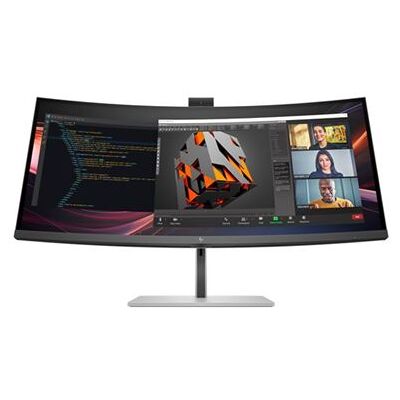HP 734pm - Series 7 Pro - écran LED - incurvé - 34" - 3440 x 1440 WQHD @ 120 Hz - IPS Black - 400 cd/m² - 2000:1 - DisplayHDR 400 - 5 ms - Thunderbolt 4, HDMI, DisplayPort, USB-C - haut-parleurs - noir, argent Noir, Argent - Publicité HP 734pm - Series 7 Pro - écran LED - incurvé - 34" - 3440 x 1440 WQHD @ 120 Hz - IPS Black - 400 cd/m² - 2000:1 - DisplayHDR 400 - 5 ms - Thunderbolt 4, HDMI, DisplayPort, USB-C - haut-parleurs - noir, argent Noir, Argent - Publicité