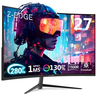 Ecran Pc Gamer Z-EDGE UG27P Incurvé 27" 280 Hz (DP), 1ms, FHD, FreeSync,1500R, HDMI2.0 & DP1.2 noir - Publicité Ecran Pc Gamer Z-EDGE UG27P Incurvé 27" 280 Hz (DP), 1ms, FHD, FreeSync,1500R, HDMI2.0 & DP1.2 noir - Publicité