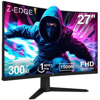 Ecran Pc Gamer Z-EDGE UG27S Incurvé 27" 300Hz, 1ms MPRT, FreeSync, FHD, 1500R VA, 4000:1 Noir - Publicité Ecran Pc Gamer Z-EDGE UG27S Incurvé 27" 300Hz, 1ms MPRT, FreeSync, FHD, 1500R VA, 4000:1 Noir - Publicité