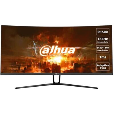 Dahua DHI-LM34-E330C - Écran LED - jeux - incurvé - 34" - 3440 x 1440 UWQHD @ 165 Hz - VA - 350 cd/m² - 3000:1 - 1 ms - 2xHDMI, 2xDisplayPort - Publicité Dahua DHI-LM34-E330C - Écran LED - jeux - incurvé - 34" - 3440 x 1440 UWQHD @ 165 Hz - VA - 350 cd/m² - 3000:1 - 1 ms - 2xHDMI, 2xDisplayPort - Publicité