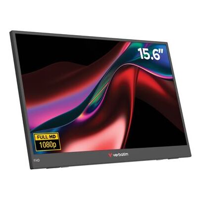 Ecran PC portable Verbatim Série Light 15,6" Full HD Noir - Publicité Ecran PC portable Verbatim Série Light 15,6" Full HD Noir - Publicité