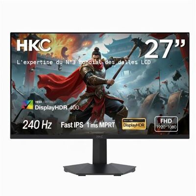 Ecran PC Gaming HKC G27H3D 27" 240 Hz Full HD Noir - Publicité Ecran PC Gaming HKC G27H3D 27" 240 Hz Full HD Noir - Publicité