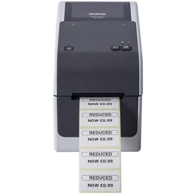 Brother TD-2320D300 - Imprimante d'étiquettes/de reçus - Noir et blanc - thermique direct - Rouleau (6,3 cm) - 300 ppp - jusqu'à 152.4 mm/sec - USB 2.0, hôte USB, LAN - Publicité Brother TD-2320D300 - Imprimante d'étiquettes/de reçus - Noir et blanc - thermique direct - Rouleau (6,3 cm) - 300 ppp - jusqu'à 152.4 mm/sec - USB 2.0, hôte USB, LAN - Publicité