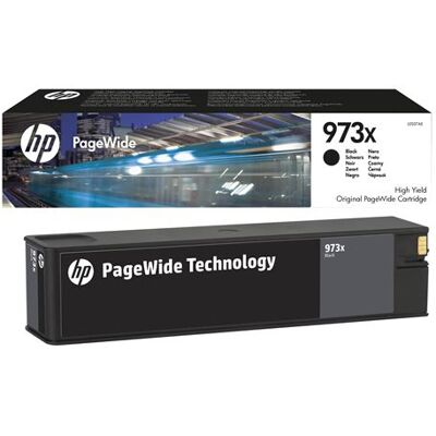 HP 973X - À rendement élevé - noir - original - PageWide - cartouche d'encre - pour PageWide Managed P55250; PageWide Pro 452, 477, 552, 577, MFP 477 Noir - Publicité HP 973X - À rendement élevé - noir - original - PageWide - cartouche d'encre - pour PageWide Managed P55250; PageWide Pro 452, 477, 552, 577, MFP 477 Noir - Publicité