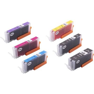 VHBW Cartouches d'encre pour Canon Pixma Tr7550 Tr8550 Ts6140 Ts6150 Ts6151 Ts6250 Ts6251 Ts705 Ts8150 Ts8151 - Publicité VHBW Cartouches d'encre pour Canon Pixma Tr7550 Tr8550 Ts6140 Ts6150 Ts6151 Ts6250 Ts6251 Ts705 Ts8150 Ts8151 - Publicité