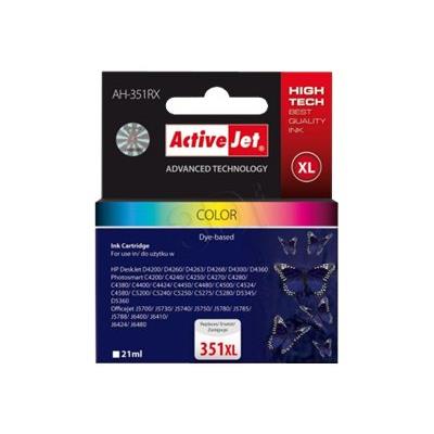 ActiveJet AH-351RX Supreme version - taille XL - Couleur (cyan délavé, magenta délavé, jaune délavé) - cartouche d'encre (alternative for: HP CB338EE) - Publicité ActiveJet AH-351RX Supreme version - taille XL - Couleur (cyan délavé, magenta délavé, jaune délavé) - cartouche d'encre (alternative for: HP CB338EE) - Publicité