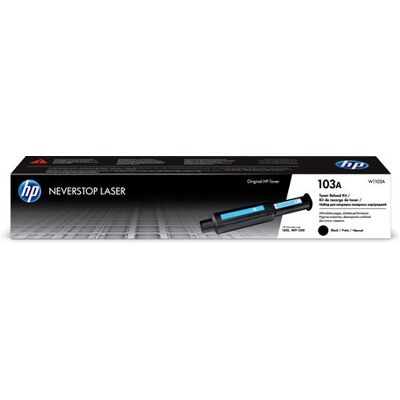 HP 103A Reload Kit - Noir - recharge de toner - pour Neverstop 1001; Neverstop Laser 1000, MFP 1200 Noir - Publicité HP 103A Reload Kit - Noir - recharge de toner - pour Neverstop 1001; Neverstop Laser 1000, MFP 1200 Noir - Publicité