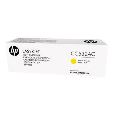 HP 304A - jaune - originale - LaserJet - cartouche de toner ( CC532A ) - Contract Jaune - Publicité HP 304A - jaune - originale - LaserJet - cartouche de toner ( CC532A ) - Contract Jaune - Publicité