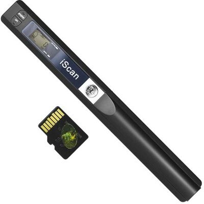 Aibecy Baguette portative portable Scanner sans fil format A4 900DPI JPG / PDF Formate LCD avec sac de protection et carte TF de 8 Go pour la réception de documents commerciaux Livres Images - Publicité Aibecy Baguette portative portable Scanner sans fil format A4 900DPI JPG / PDF Formate LCD avec sac de protection et carte TF de 8 Go pour la réception de documents commerciaux Livres Images - Publicité