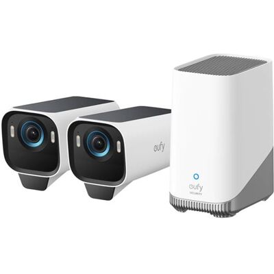 Eufy eufyCam S3 Pro Kit 2 Caméras IP Sécurité Extérieure 3840 x 2160 Pixels Mur - Publicité Eufy eufyCam S3 Pro Kit 2 Caméras IP Sécurité Extérieure 3840 x 2160 Pixels Mur - Publicité