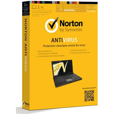 Symantec Norton Antivirus 2013 version 1 poste - Publicité Symantec Norton Antivirus 2013 version 1 poste - Publicité