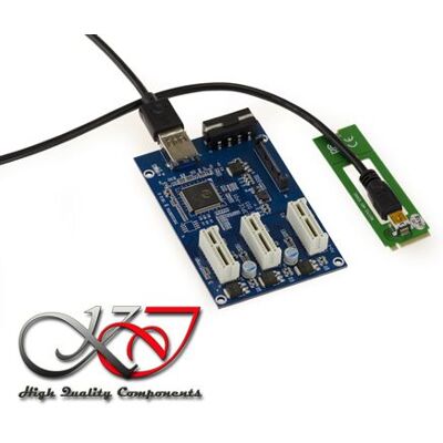 Kalea-Informatique M2 à PCIe Risers - 3 Ports - Publicité Kalea-Informatique M2 à PCIe Risers - 3 Ports - Publicité