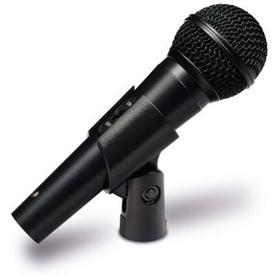 Microphone dynamique cardioïde Woodbrass MM5S - Micro pour chant - Publicité Microphone dynamique cardioïde Woodbrass MM5S - Micro pour chant - Publicité