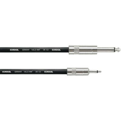 Cordial Cable Patch Modulaire Jack/minijack Mono 1 M - Publicité Cordial Cable Patch Modulaire Jack/minijack Mono 1 M - Publicité