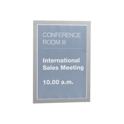 DURABLE Office Products DURABLE DURAFRAME porte-document - Publicité DURABLE Office Products DURABLE DURAFRAME porte-document - Publicité