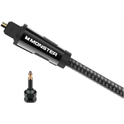 Câble fibre optique Monster Cable 1,5 m Noir - Publicité Câble fibre optique Monster Cable 1,5 m Noir - Publicité