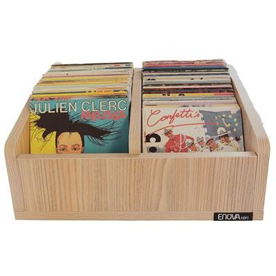 Meuble Enova hifi BAC 45T SWE pour vinyles 45 tours Beige Beige - Publicité Meuble Enova hifi BAC 45T SWE pour vinyles 45 tours Beige Beige - Publicité