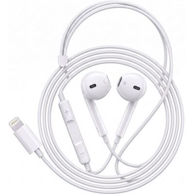 Non communiqué Écouteurs Filaires Lightning Avizar avec Micro Télécommande Blanc compatible iPhone 8 Blanc - Publicité Non communiqué Écouteurs Filaires Lightning Avizar avec Micro Télécommande Blanc compatible iPhone 8 Blanc - Publicité