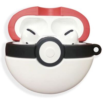 OEM Coque Etui en silicone antichoc Boule de Pokémon pour Apple AirPods Pro - Blanc&Rouge - Publicité OEM Coque Etui en silicone antichoc Boule de Pokémon pour Apple AirPods Pro - Blanc&Rouge - Publicité