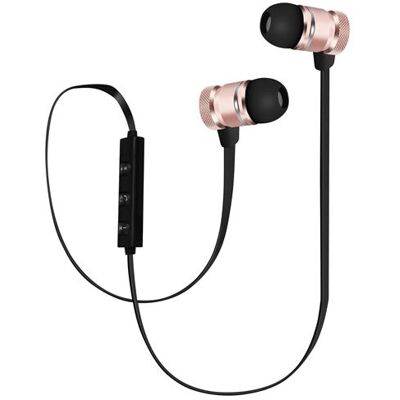 Écouteurs Sans fil Bluetooth Magnétiques Télécommande et Micro Avizar Rose champagne Rose champagne - Publicité Écouteurs Sans fil Bluetooth Magnétiques Télécommande et Micro Avizar Rose champagne Rose champagne - Publicité