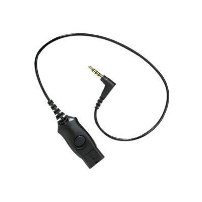 Plantronics Poly MO300-iPhone & Blackberry - Câble pour casque micro - mini jack 4 pôles mâle pour Déconnexion rapide mâle - Publicité Plantronics Poly MO300-iPhone & Blackberry - Câble pour casque micro - mini jack 4 pôles mâle pour Déconnexion rapide mâle - Publicité