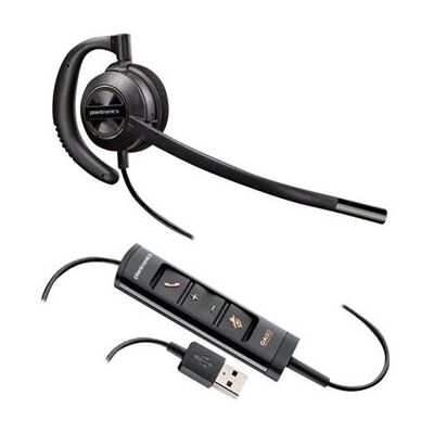 Plantronics Poly EncorePro HW535 - Micro-casque - sur-oreille - montage sur l'oreille - filaire - USB - Publicité Plantronics Poly EncorePro HW535 - Micro-casque - sur-oreille - montage sur l'oreille - filaire - USB - Publicité