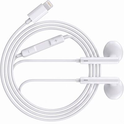 Non communiqué Ecouteurs Filaires Lightning Avizar pour iPhone 12 avec Micro intégré Blanc Blanc - Publicité Non communiqué Ecouteurs Filaires Lightning Avizar pour iPhone 12 avec Micro intégré Blanc Blanc - Publicité