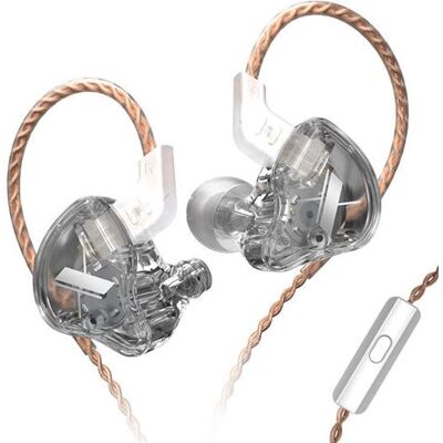 Non communiqué Écouteurs Intra-Auriculaires Filaires KZ ZST Gris Gris - Publicité Non communiqué Écouteurs Intra-Auriculaires Filaires KZ ZST Gris Gris - Publicité