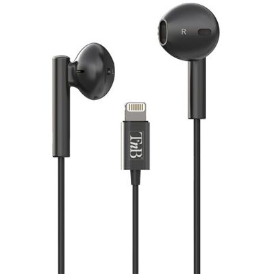Non communiqué T'nB CURV - Écouteurs avec micro - intra-auriculaire - filaire - Lightning - noir Noir - Publicité Non communiqué T'nB CURV - Écouteurs avec micro - intra-auriculaire - filaire - Lightning - noir Noir - Publicité