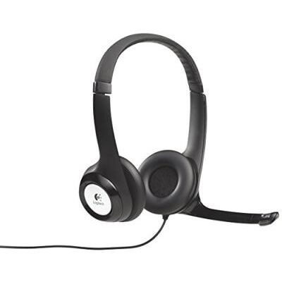 Logitech USB Headset H390 Micro-casque à filtrage de bruit Noir - Publicité Logitech USB Headset H390 Micro-casque à filtrage de bruit Noir - Publicité