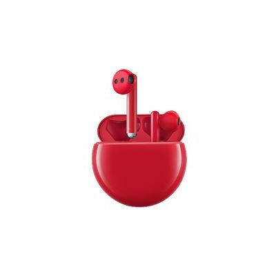 Huawei FreeBuds 3 - Rouge - Publicité Huawei FreeBuds 3 - Rouge - Publicité